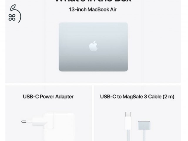 Új Apple MacBook Air 13, Sky Blu szín, M4 Chip, bontatlan, garanciás!