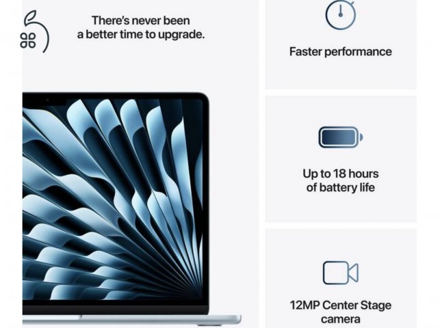 Új Apple MacBook Air 13, Sky Blu szín, M4 Chip, bontatlan, garanciás!