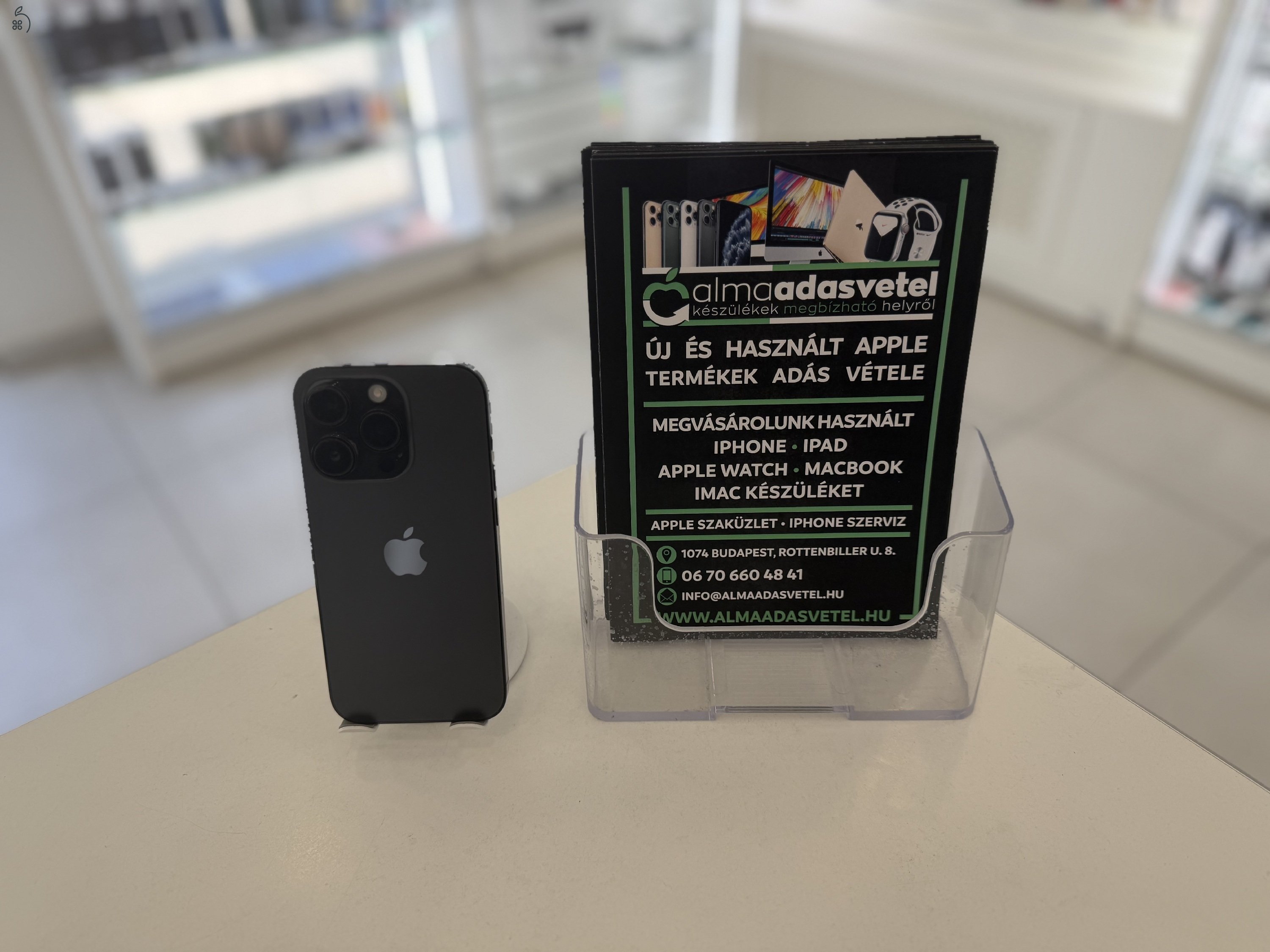 iPhone 14 Pro Független Megkímélt/1-3 hónap gar./Akku 100%/p4849