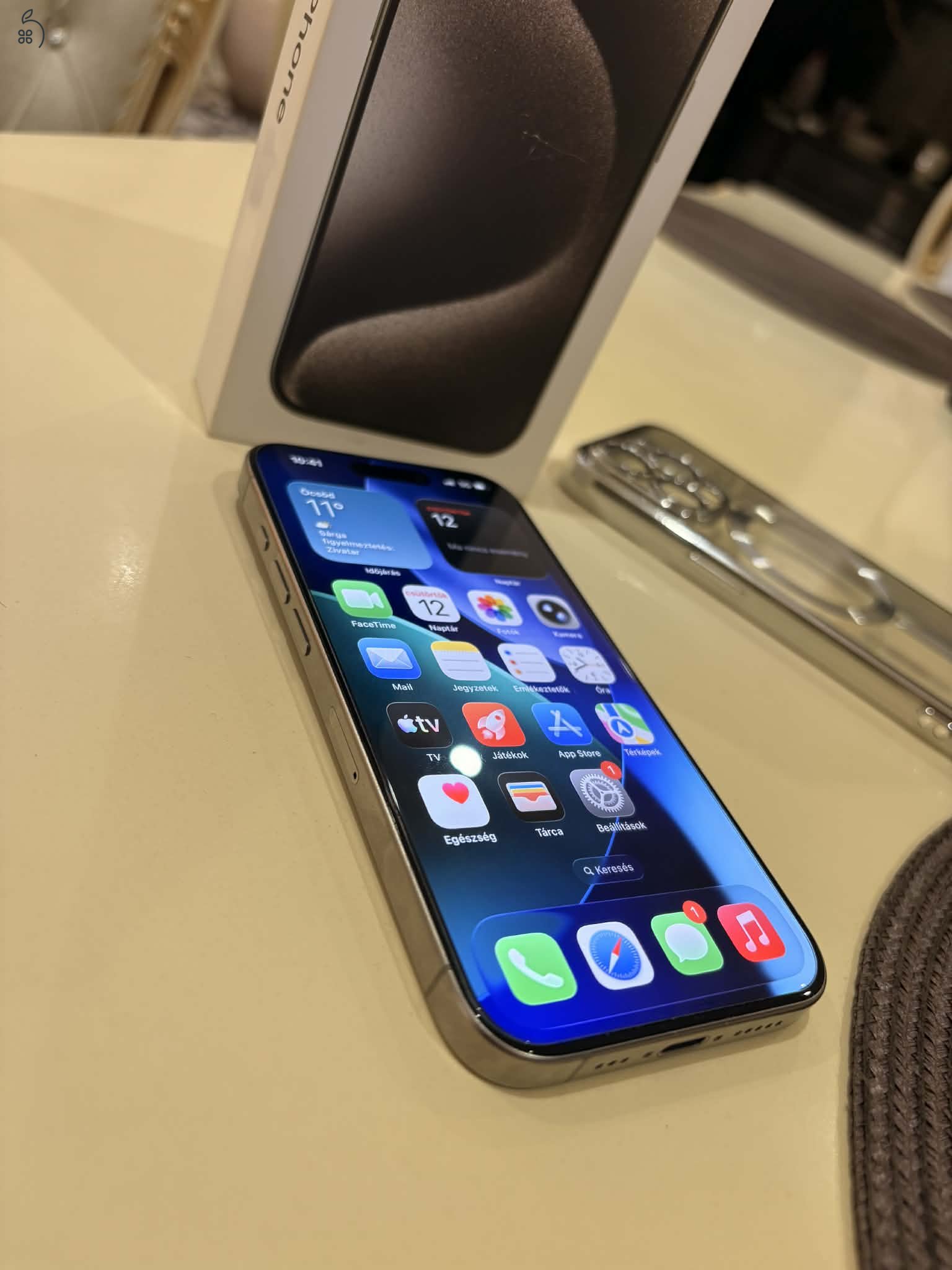 ???? iPhone 15 Pro 128GB – FÜGGETLEN – hibátlan állapot