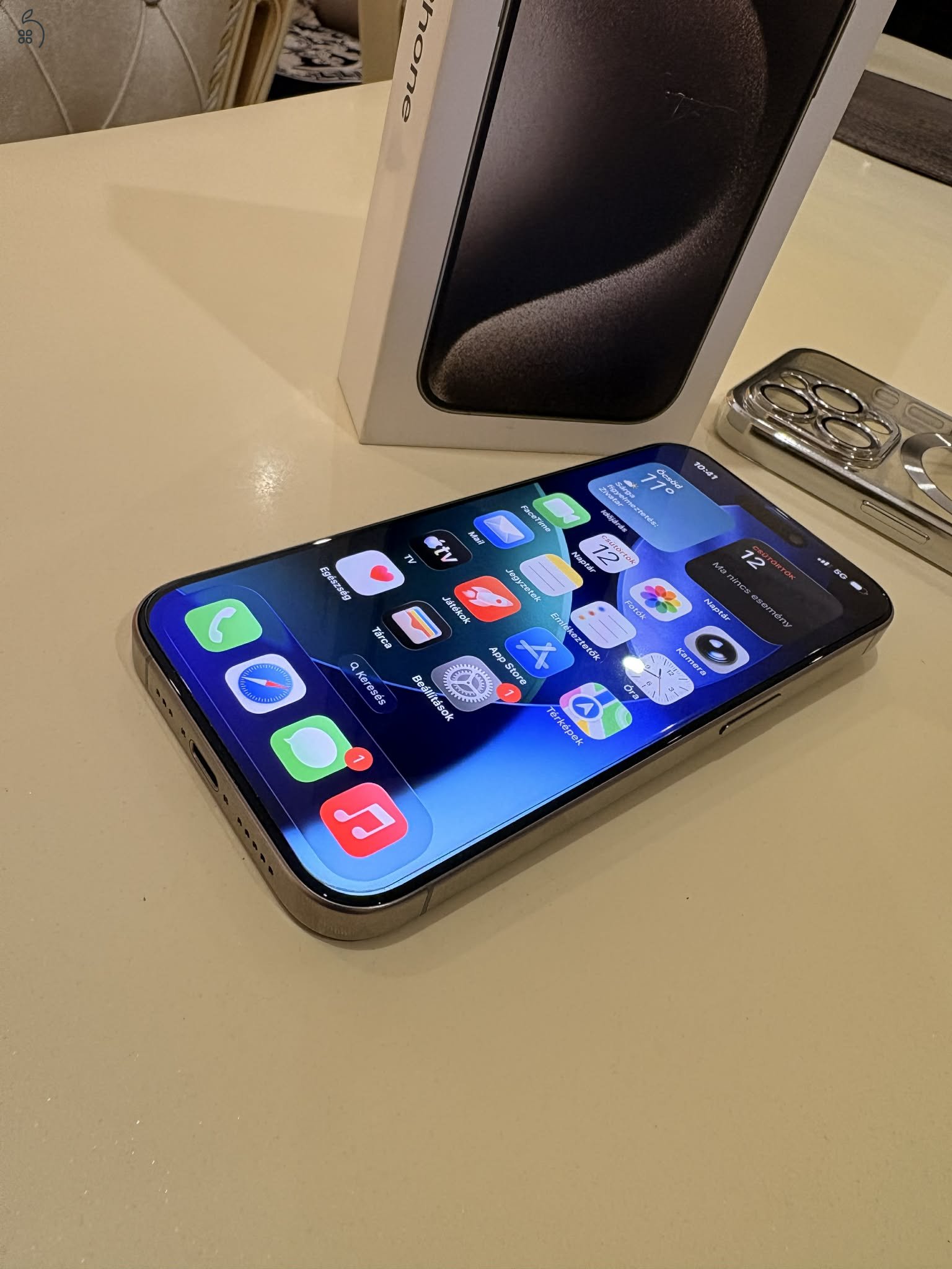 ???? iPhone 15 Pro 128GB – FÜGGETLEN – hibátlan állapot