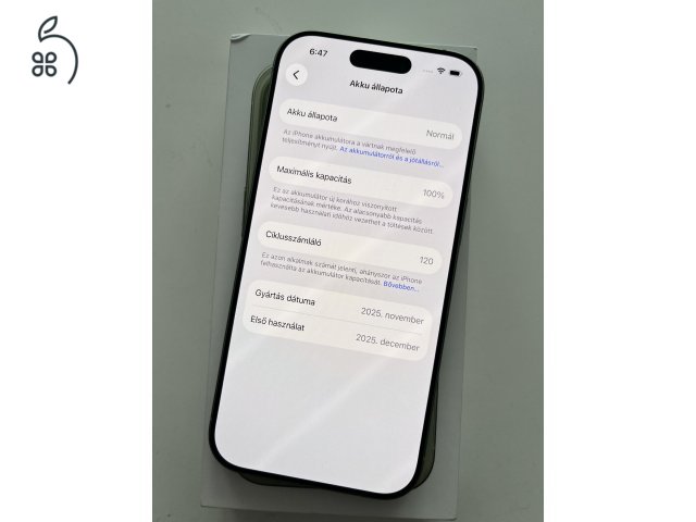 iPhone 17 256GB Új állapot! Akku 100%! 