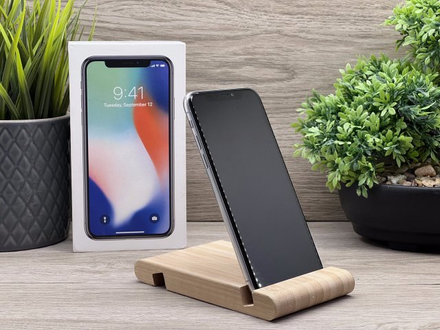 iPhone X Silver 256GB 2 ÉV Garanciával 100%