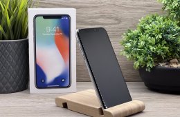 iPhone X Silver 256GB 2 ÉV Garanciával 100%