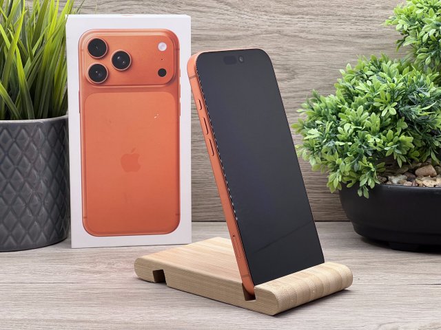 Hibátlan iPhone 17 Pro Max Cosmic Orange 256GB 2 ÉV Garanciával 99%