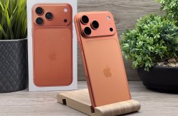 Hibátlan iPhone 17 Pro Max Cosmic Orange 256GB 2 ÉV Garanciával 99%