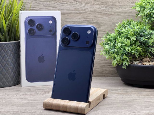 Hibátlan iPhone 17 Pro Deep Blue 256GB 2 ÉV Garanciával 99%