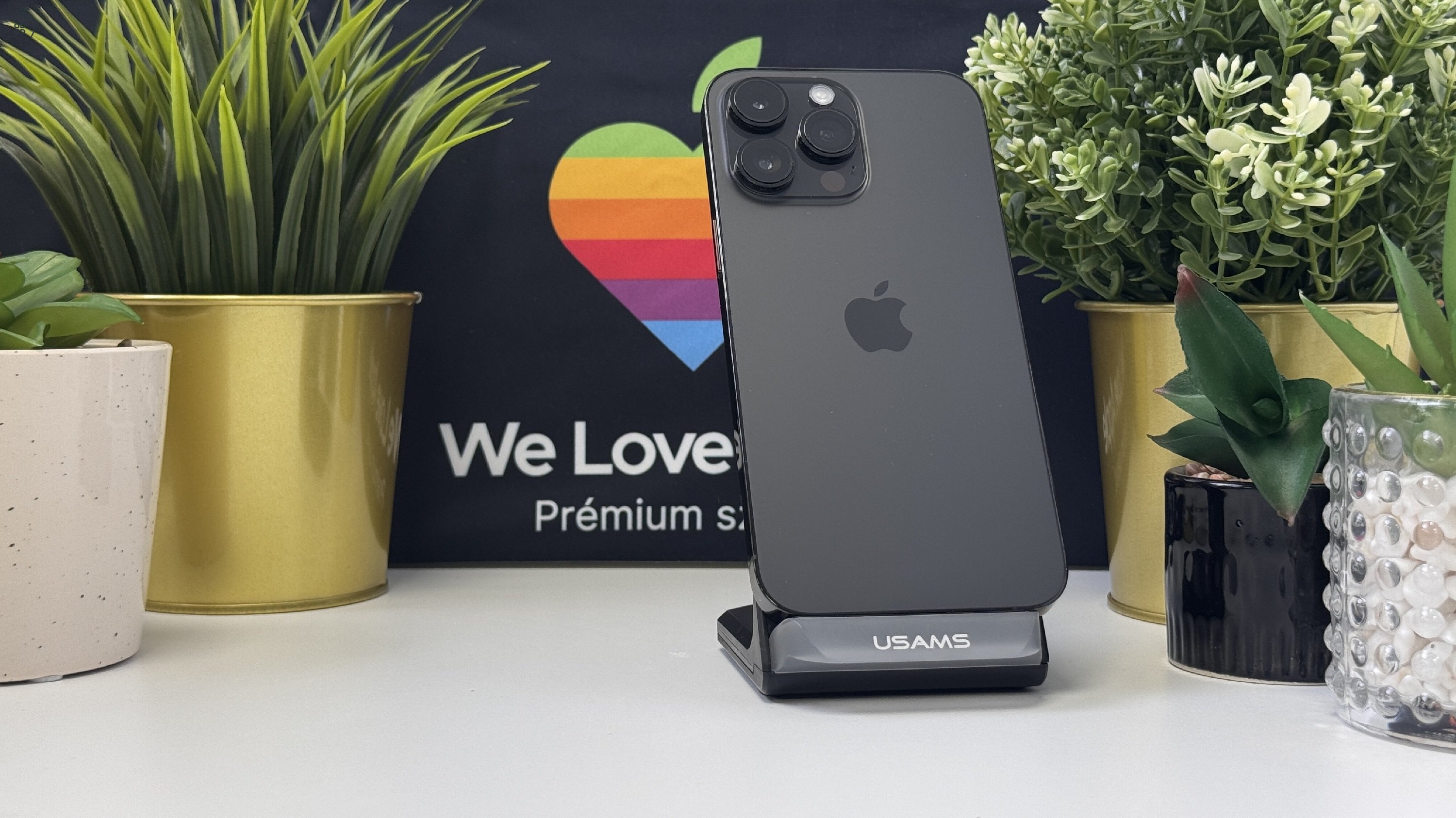 iPhone 14 Pro Max 256GB Asztrofekete, Független - Számla, 1ÉV Garancia 