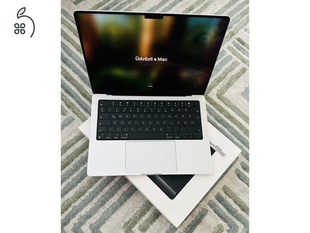 MacBook PRO 14,2” M3 CHIP! 16GB ram 512GB SSD! Magyar! Akku 95%! Silver! 
