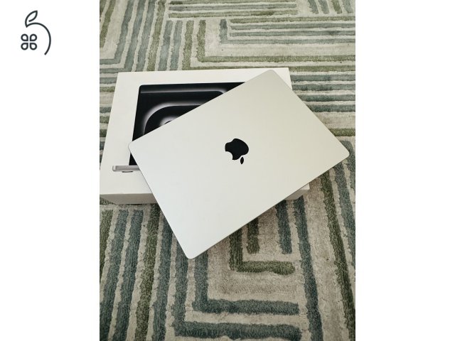 MacBook PRO 14,2” M3 CHIP! 16GB ram 512GB SSD! Magyar! Akku 95%! Silver! 