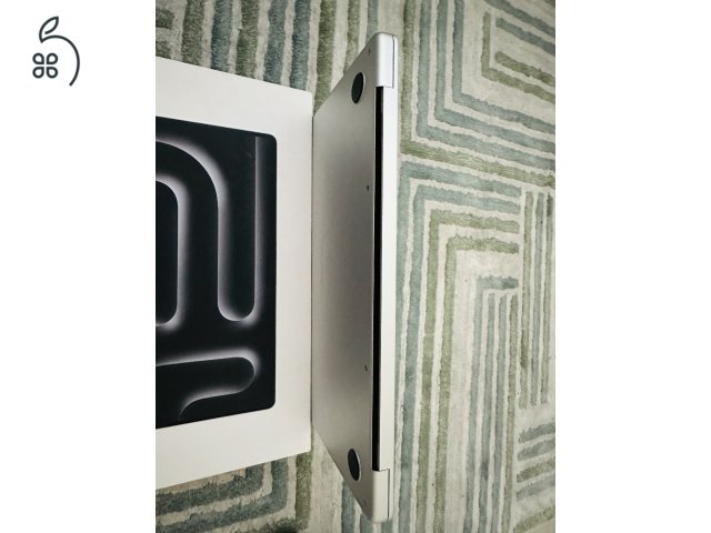 MacBook PRO 14,2” M3 CHIP! 16GB ram 512GB SSD! Magyar! Akku 95%! Silver! 