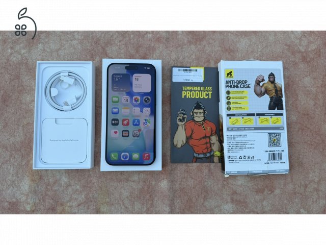 iPhone 15 Pro Max Blue Titanium 256GB karcmentes +4 hónap biztosítással