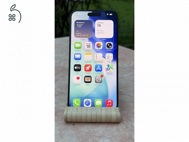 iPhone 15 Pro Max Blue Titanium 256GB karcmentes +4 hónap biztosítással