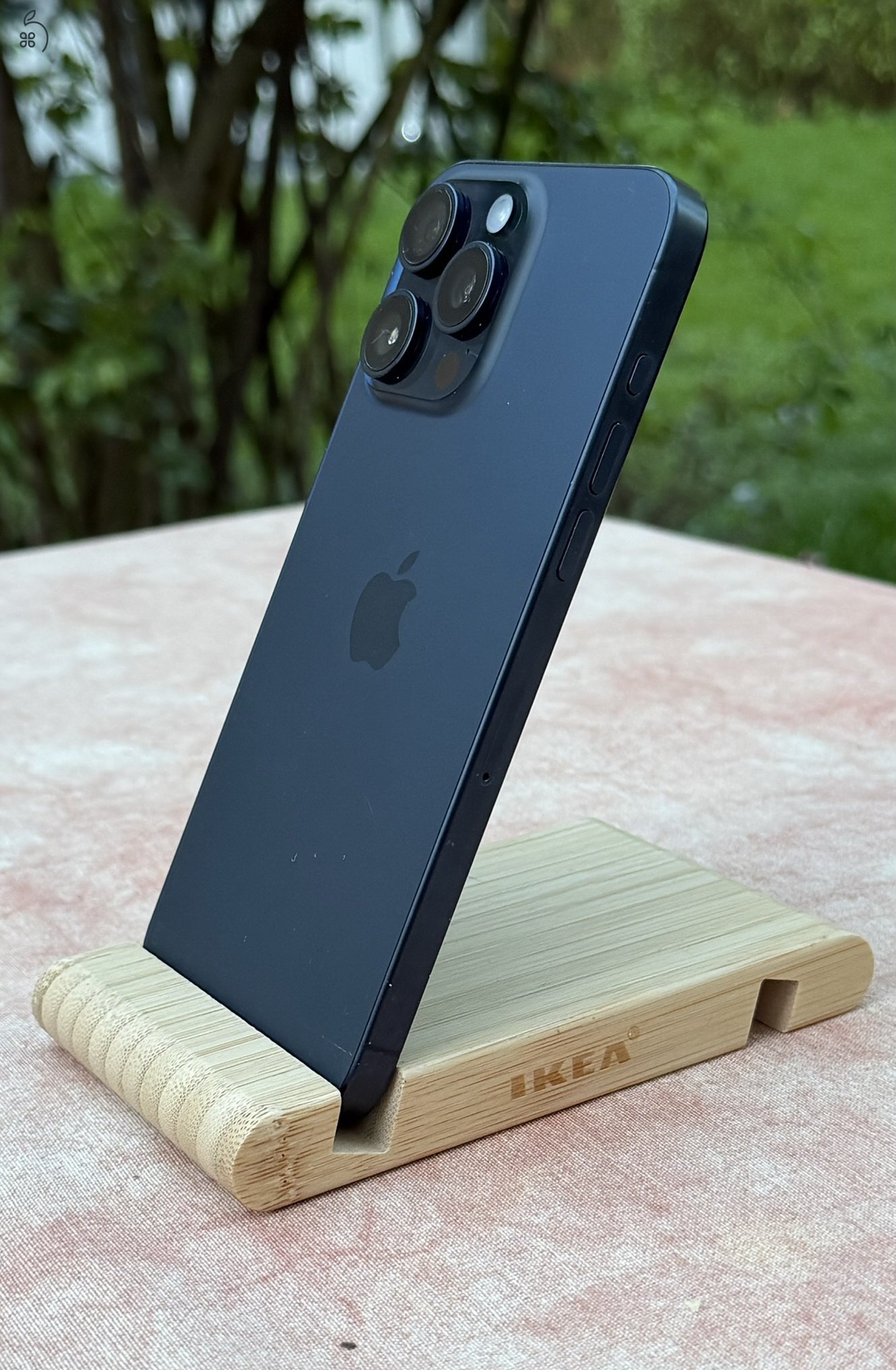 iPhone 15 Pro Max Blue Titanium 256GB karcmentes +4 hónap biztosítással