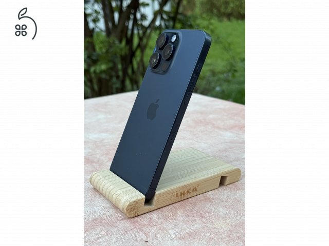 iPhone 15 Pro Max Blue Titanium 256GB karcmentes +4 hónap biztosítással