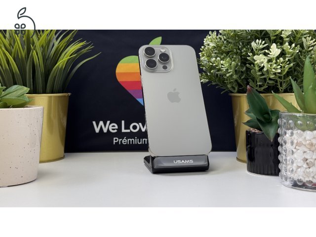iPhone 16 Pro Max 1TB Natúr Titán, Független - Számla, 1ÉV Garancia