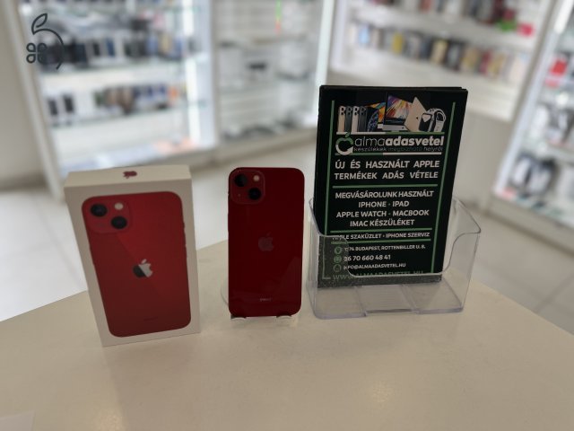 iPhone 13 128GB Független Megkímélt/1-3 hónap gar./Akku 85%/p4853