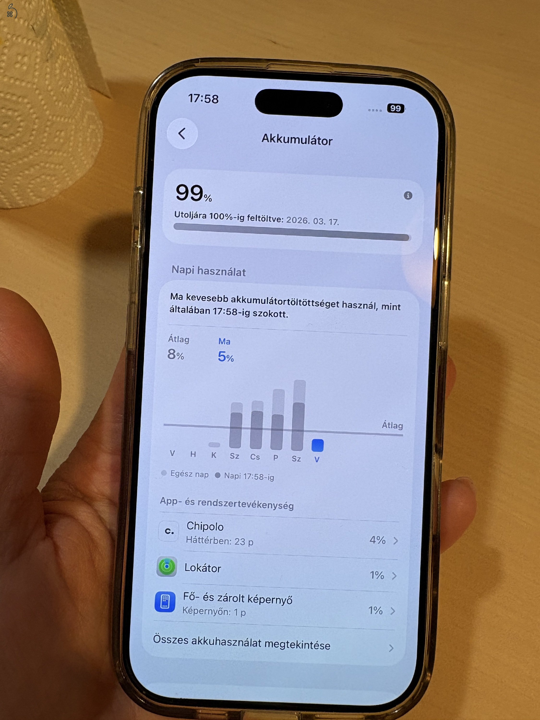 Iphone 16 pro homokszínu 1TB