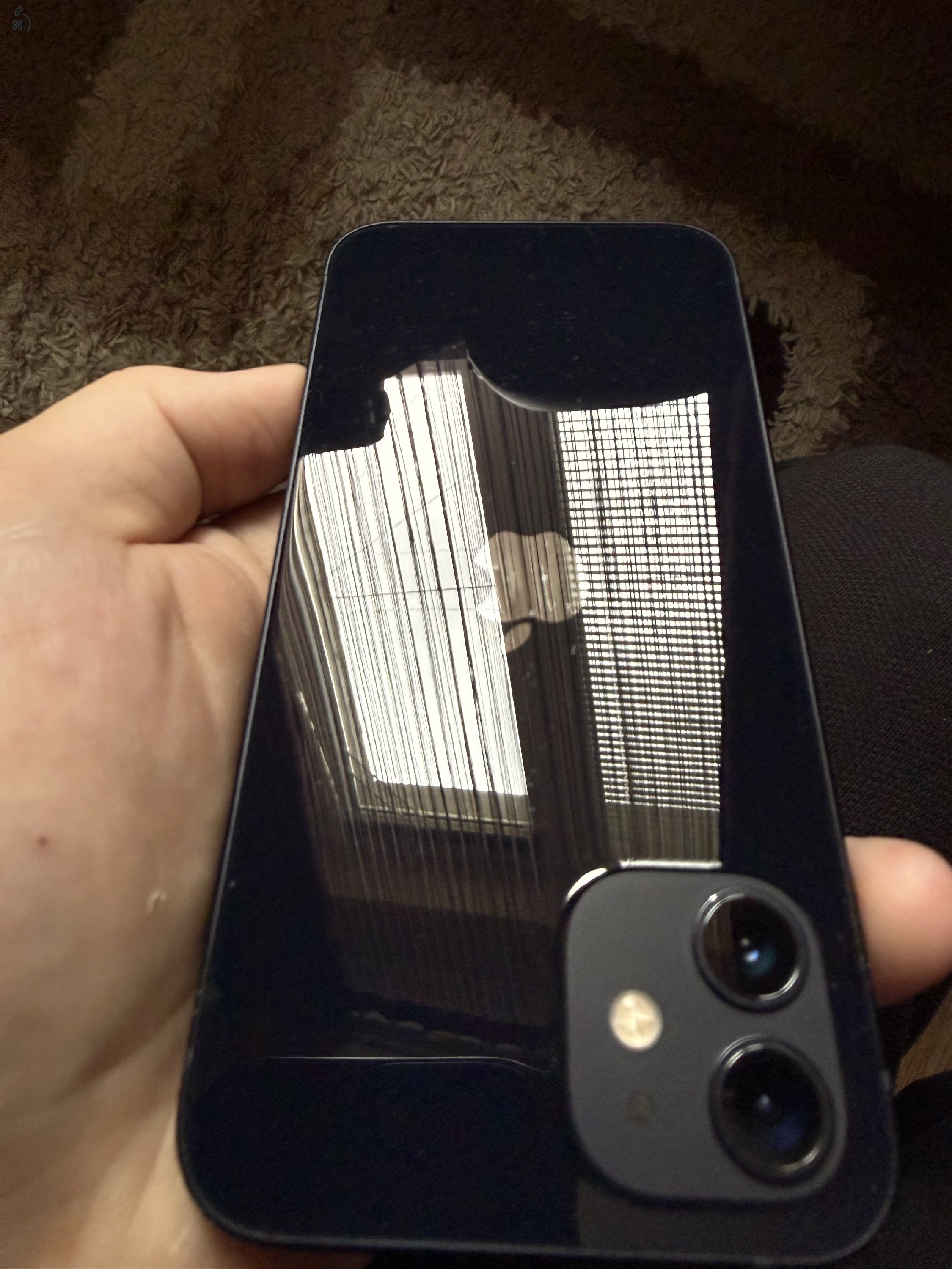 iPhone 12 64GB - Fekete - 100% Akkumulátor - Üvegfólia + Tok