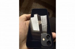 iPhone 12 64GB - Fekete - 100% Akkumulátor - Üvegfólia + Tok