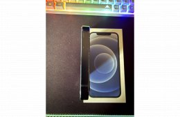 iPhone 12 64GB - Fekete - 100% Akkumulátor - Üvegfólia + Tok