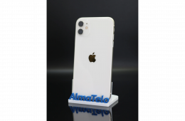 Apple iPhone 11 128 GB White 100% akku - 12 HÓ GARANCIA