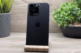 Hibátlan iPhone 15 Pro Max Black Titanium 256GB 2 ÉV Garanciával 95%