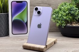 Hibátlan iPhone 14 Purple 128GB 2 ÉV Garanciával 100%