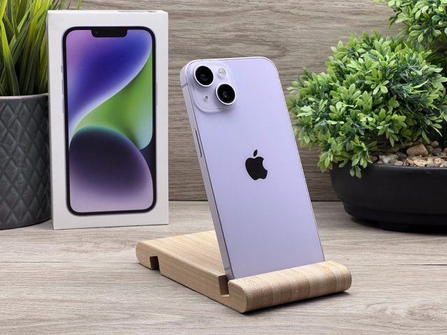 Hibátlan iPhone 14 Purple 128GB 2 ÉV Garanciával 100%