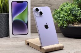 Hibátlan iPhone 14 Purple 128GB 2 ÉV Garanciával 100%