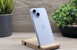 Hibátlan iPhone 15 Blue 128GB 2 ÉV Garanciával 92%