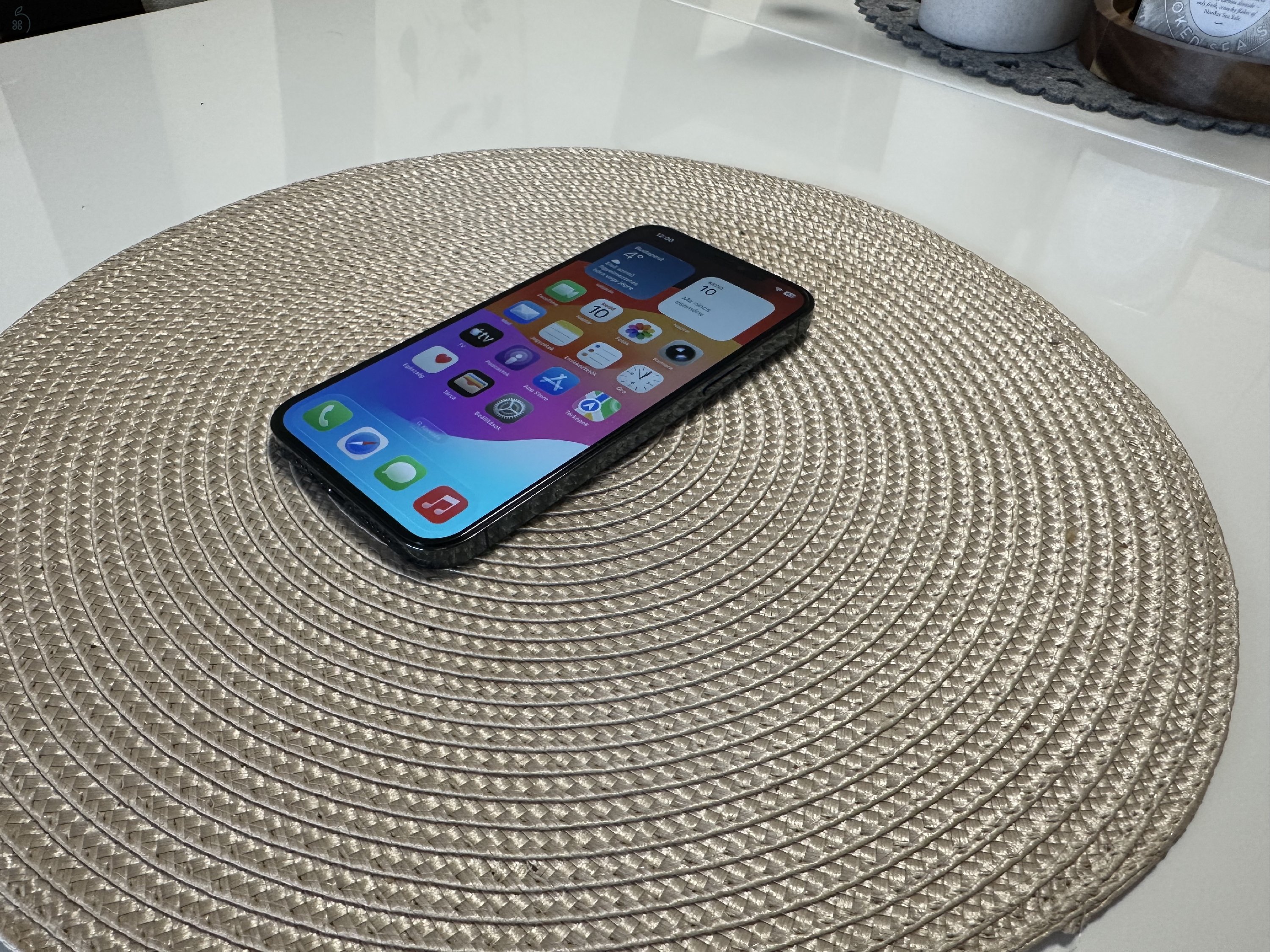 Apple iPhone 12 Pro Max 128Gb kék Független Új Akku!!!