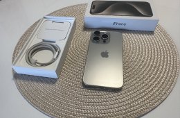 Apple iPhone 15 Pro 128Gb Natúr Tit. Független készülék