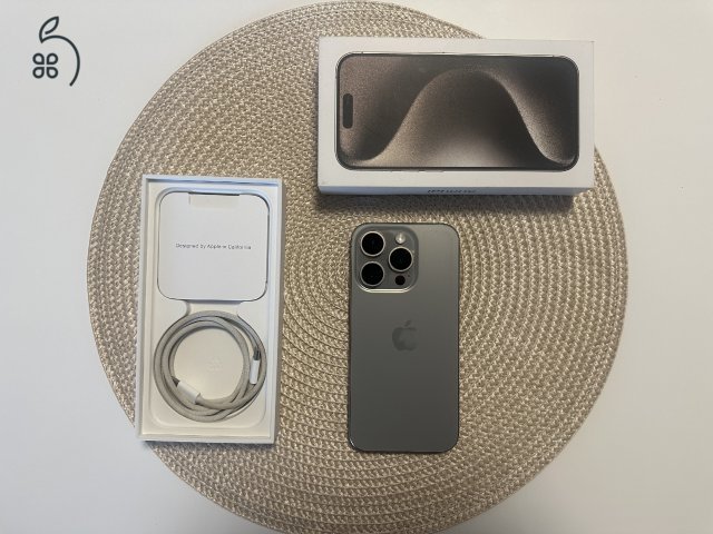 Apple iPhone 15 Pro 128Gb Natúr Tit. Független készülék