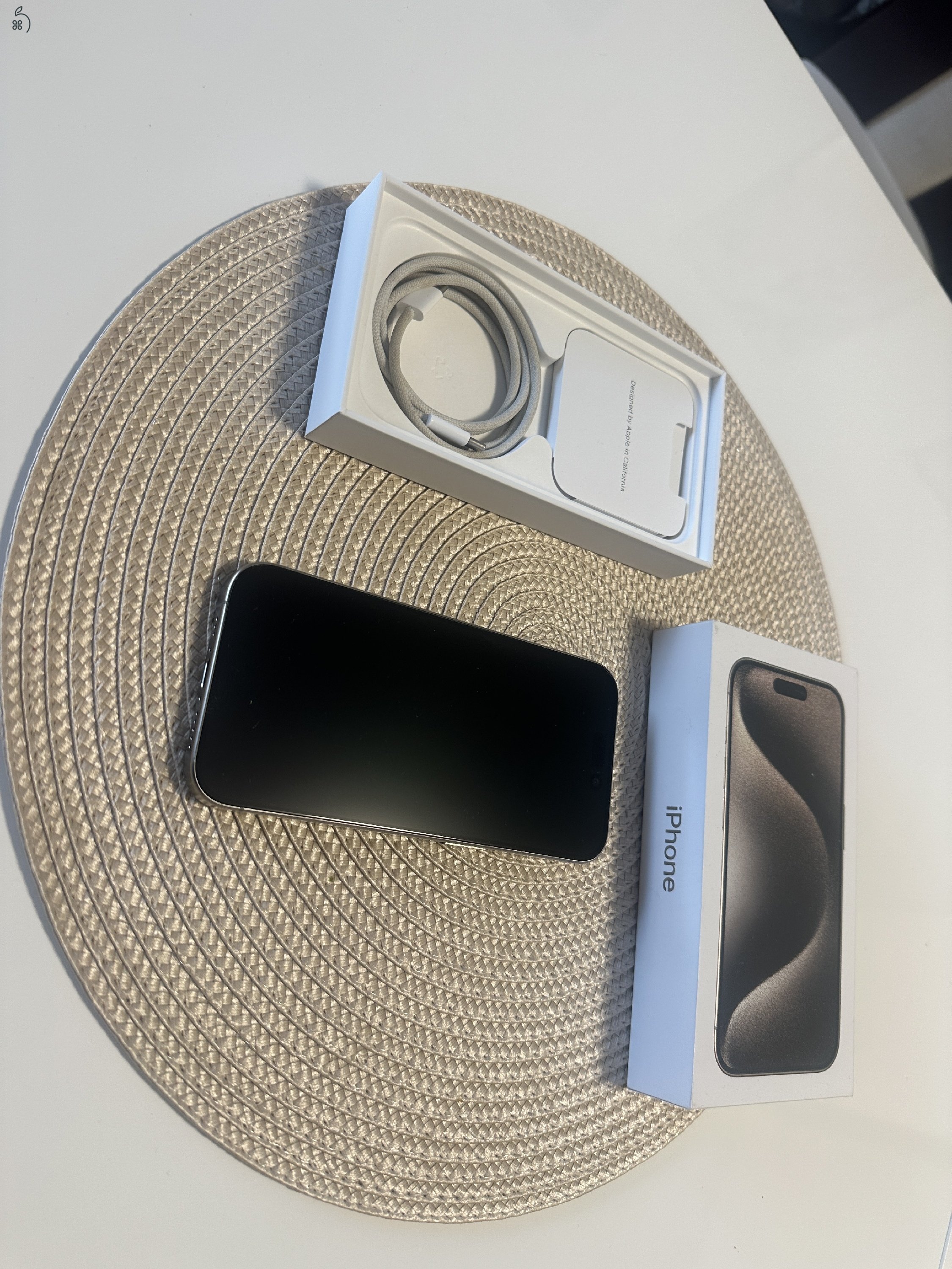 Apple iPhone 15 Pro 128Gb Natúr Tit. Független készülék