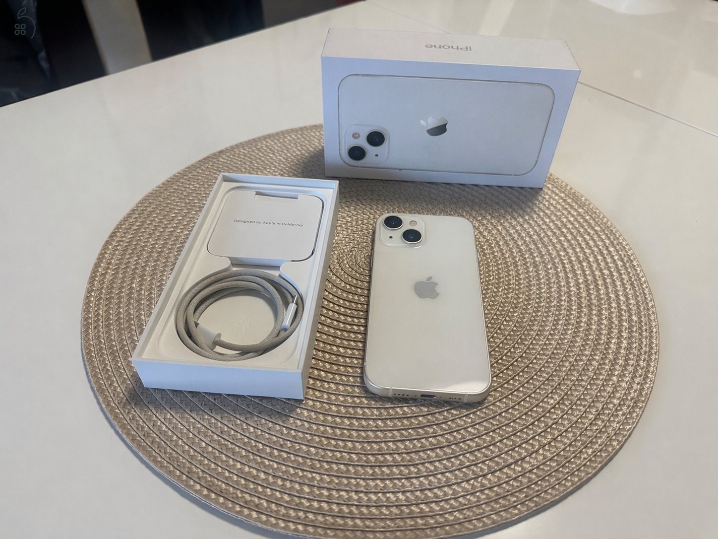 Apple iPhone 13 mini 128Gb csillagfény Független Új Akku!