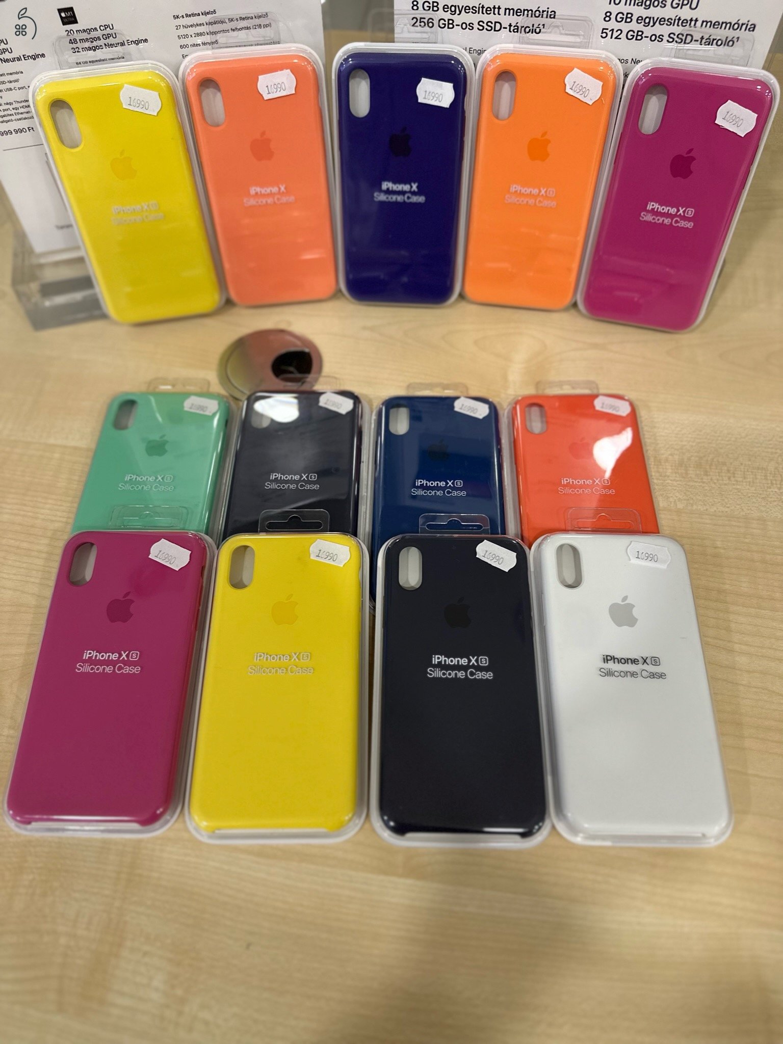 Apple Gyári vegyes Bőr és Szilikon tokok