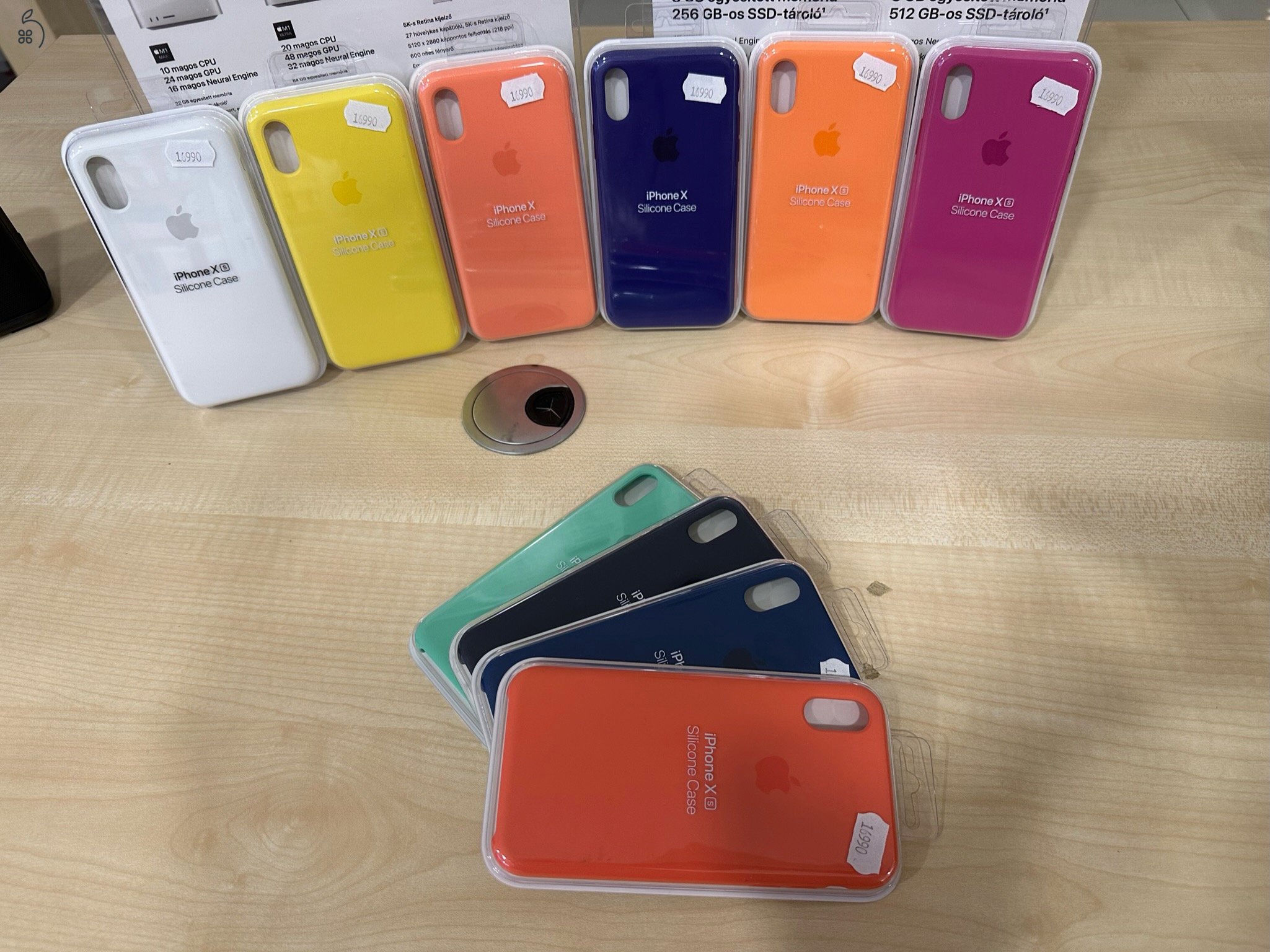 Apple Gyári vegyes Bőr és Szilikon tokok