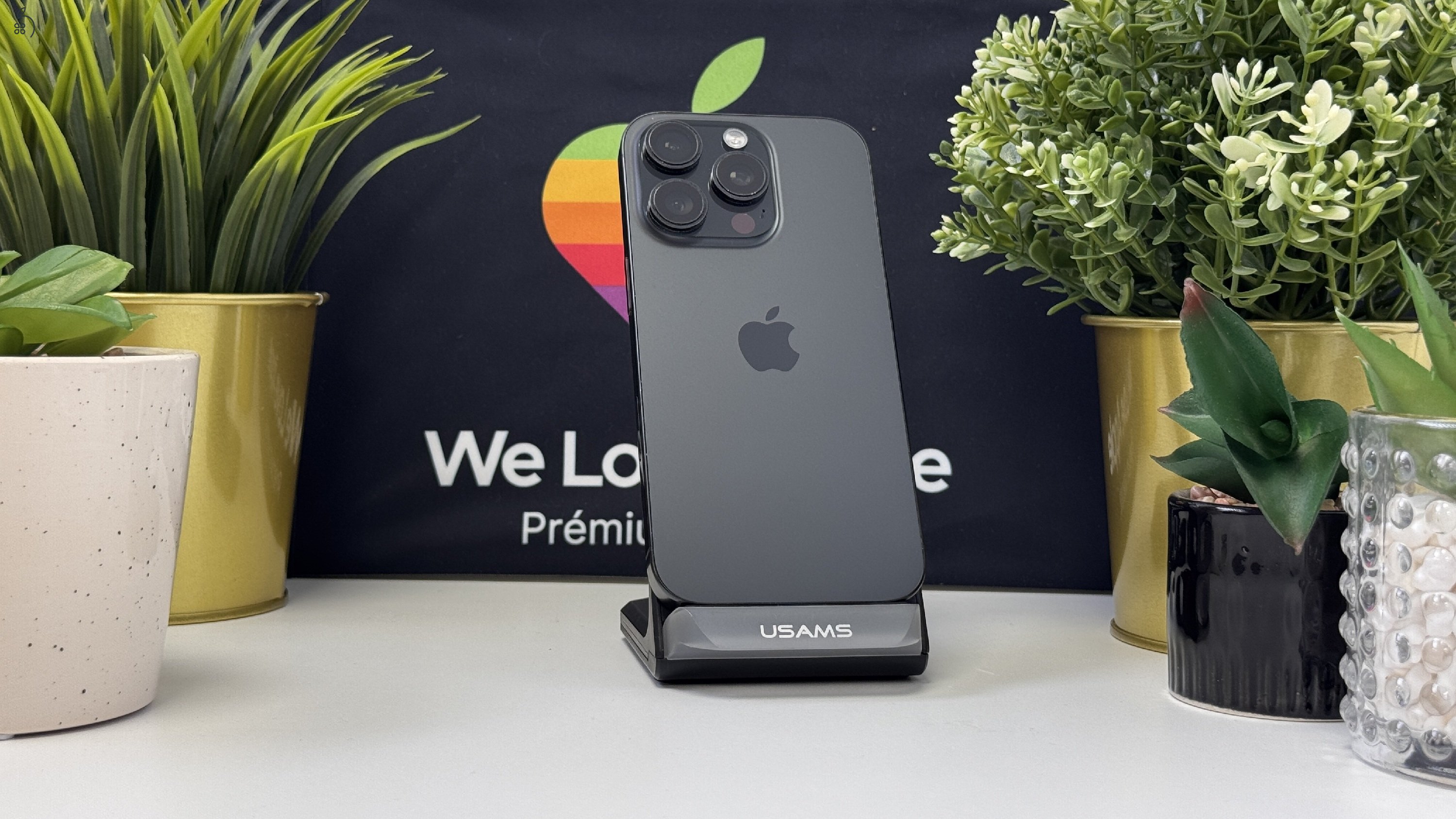iPhone 16 Pro 256GB Fekete, Független - 1ÉV Garancia, Számla