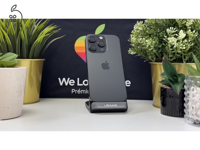 iPhone 16 Pro 256GB Fekete, Független - 1ÉV Garancia, Számla