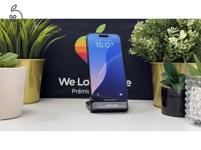 iPhone 16 Pro 256GB Fekete, Független - 1ÉV Garancia, Számla