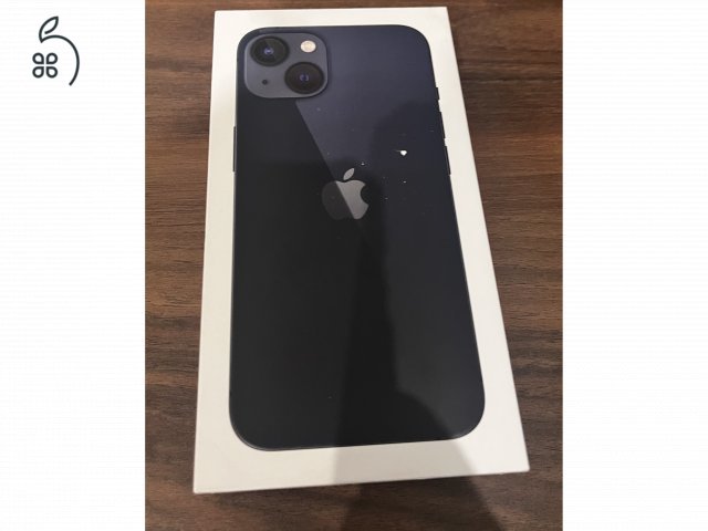 iPhone 13 256GB – Éjfekete – Karcmentes, gyári dobozában!