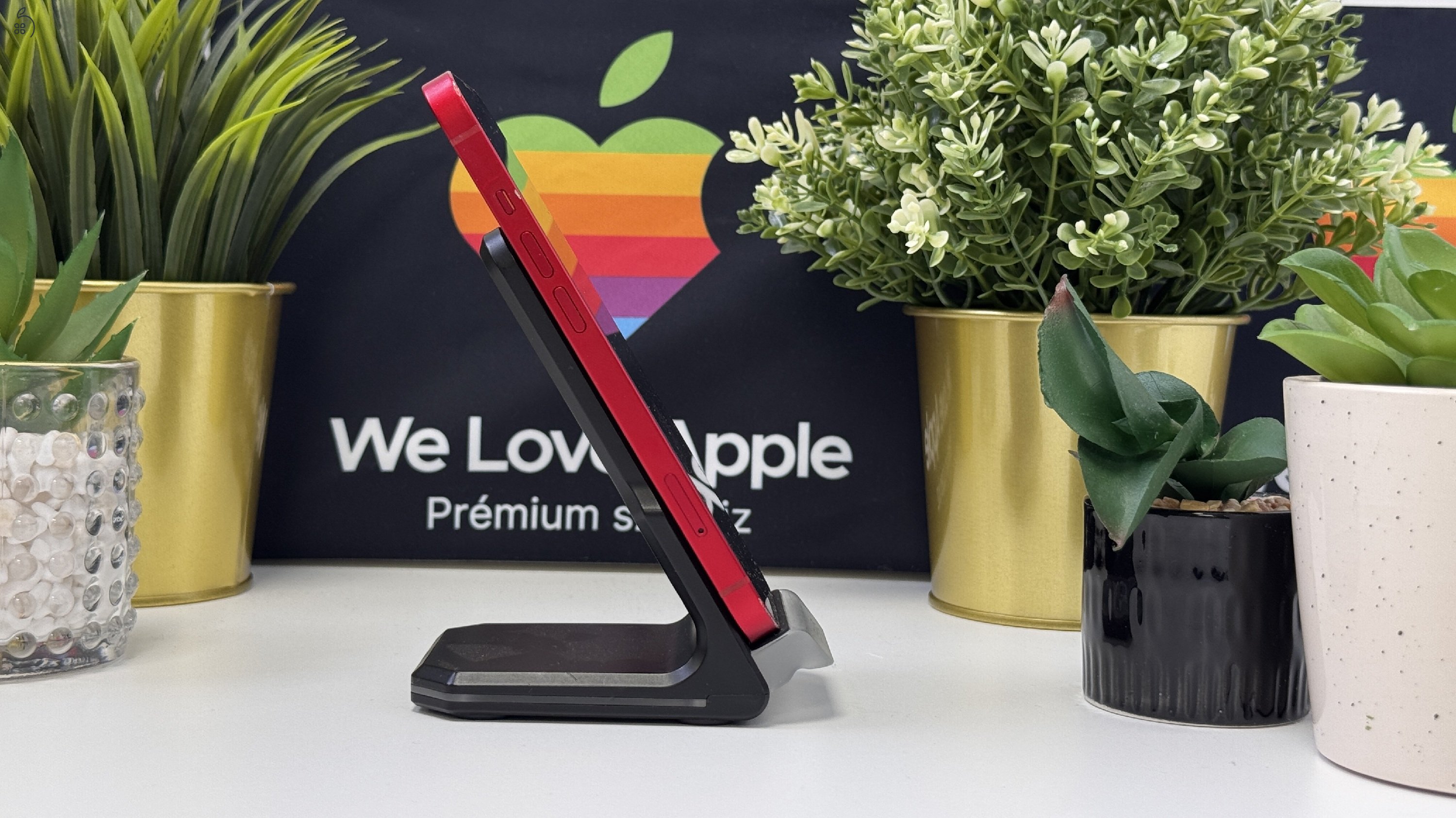 iPhone 13 128GB Piros, Független - 1ÉV Garancia, Számla