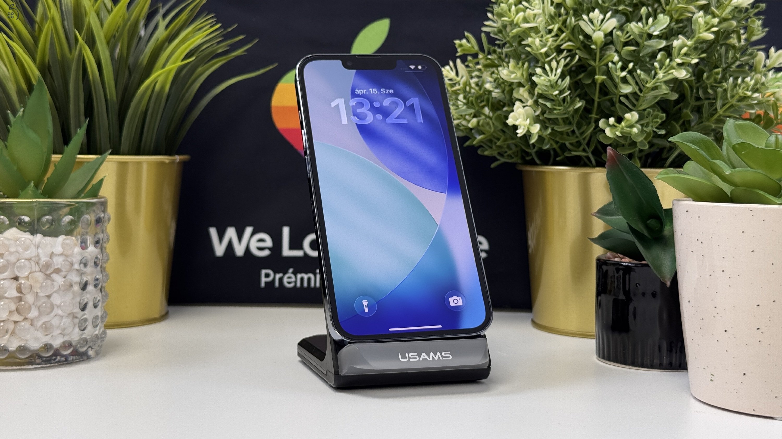 iPhone 13 Pro 512GB Sierra Kék, Független - 1ÉV Garancia, Számla