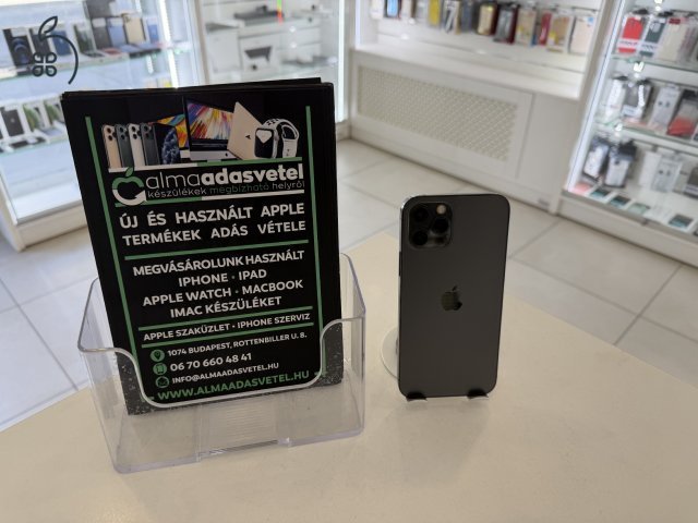 iPhone 12 Pro 128GB Független Megkímélt/1 hónap gar./Akku 80%/p4861