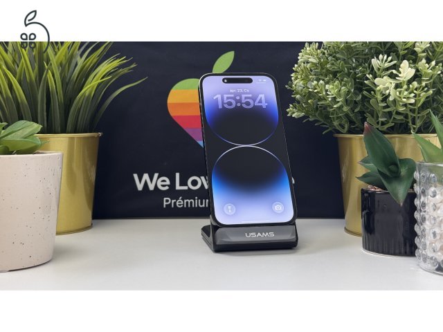 iPhone 14 Pro 256GB Fekete, Független - Számla, 1ÉV Garancia 