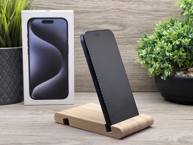 Hibátlan iPhone 15 Pro Blue Titanium 128GB 2 ÉV Garanciával 92%