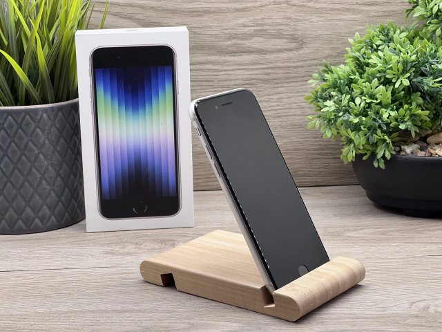 Hibátlan iPhone SE 2022 Starlight 128GB 2 ÉV Garanciával 90%