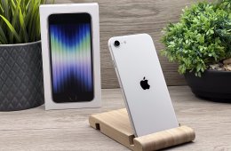 Hibátlan iPhone SE 2022 Starlight 128GB 2 ÉV Garanciával 90%