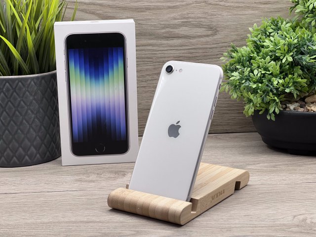 Hibátlan iPhone SE 2022 Starlight 128GB 2 ÉV Garanciával 90%